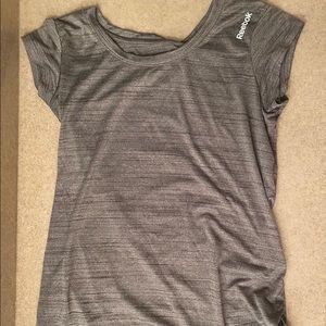 Grey Reebok High-Low Athletic Top size xs